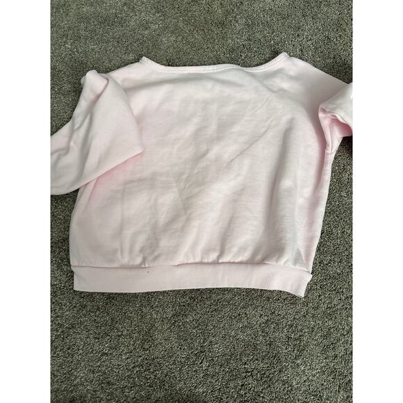 NWOT Special Thanks Loved Long Sleeve Sweater Womens Size Small Baby Pink - Picture 5 of 5